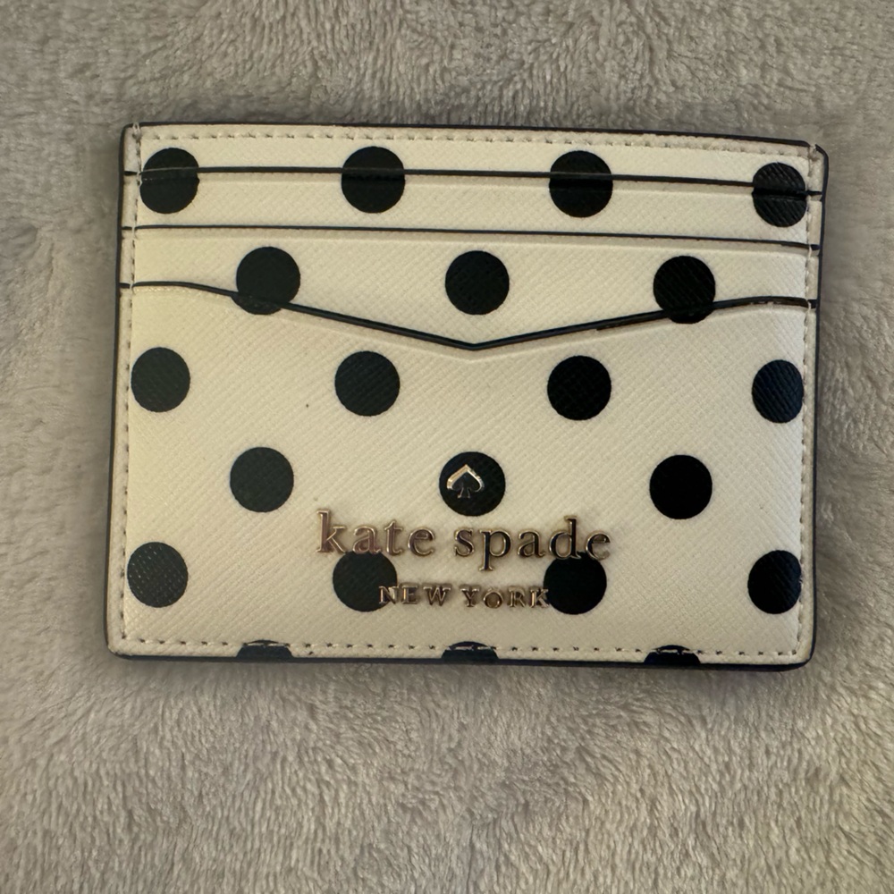 Kate Soade Polka Dot Slim Card Wallet